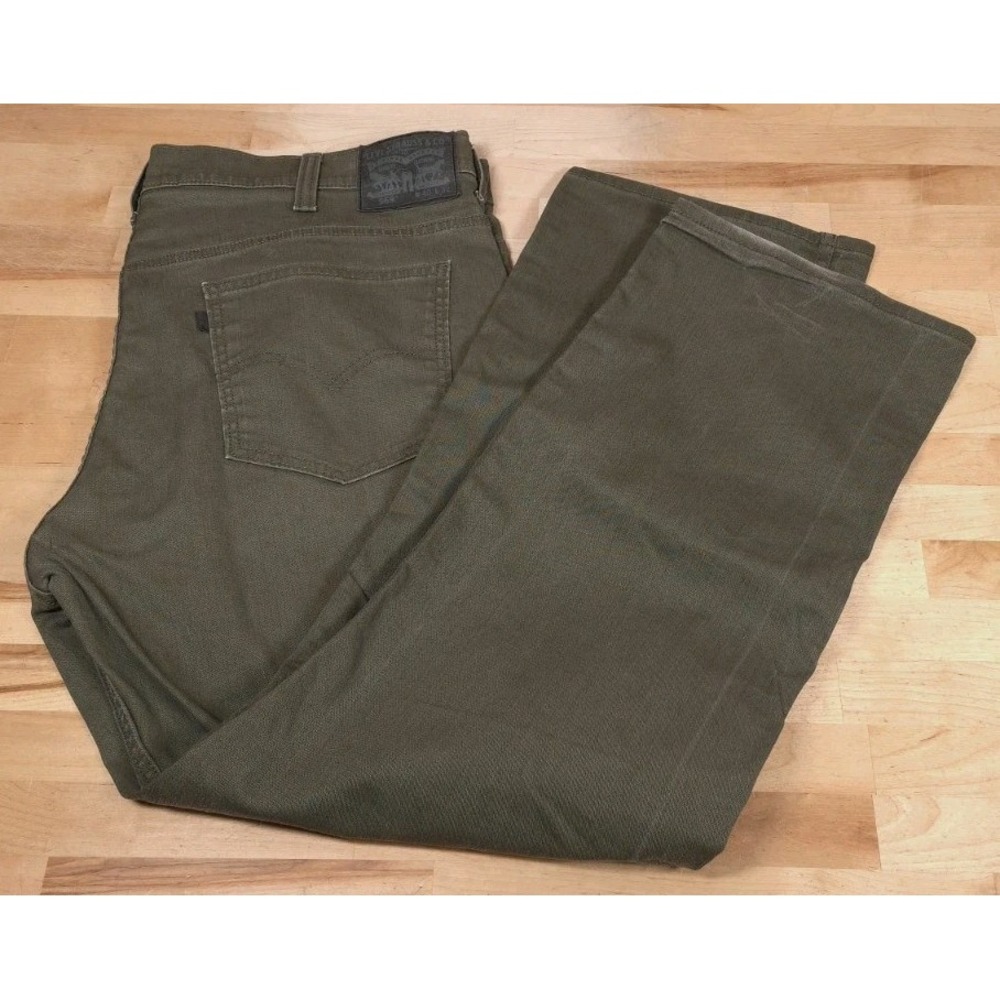 Levi's Mens 569 Loose Straight Fit Jeans Green Size 42x30